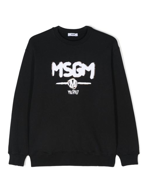 Felpa bambino girocollo MSGM KIDS | F4MSJBSW088110